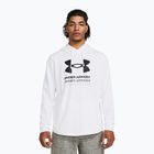 Férfi melegítőfelső Under Armour Rival Terry Graphic Hood white/black