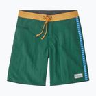 Férfi fürdősort Patagonia Wavefarer Boardshorts conifer green