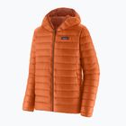 Férfi pehelykabát Patagonia Down Sweater Hoody redtail rust