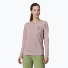 Női Patagonia Cap Cool Daily Graphic Shirt hosszú ujjú - Lands clean climb bloom/echo lila