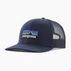 Patagonia P-6 Logo Trucker tengerészsapka navy sapka