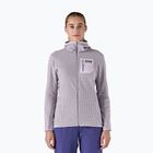 Női Patagonia R1 Air Full-Zip trekking melegítő pulóver foxglove lila
