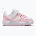 Gyermekcipő Nike Court Borough Low Recraft white/pink foam