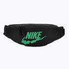 Nike Heritage Waistpack 3 l fekete/stadion zöld vesetáska