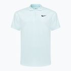 Férfi Nike Court Dri-Fit pólóing Egyszínű gleccserkék/fekete