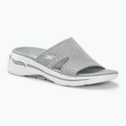 Női papucs SKECHERS Go Walk Arch Fit Sandal Joyful gray