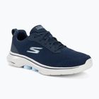 Női SKECHERS Go Walk 7 Clear Path navy/fehér/világoskék cipő