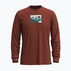 Férfi hosszú ujjú felső Smartwool Gondola Ride Graphic pecan brown