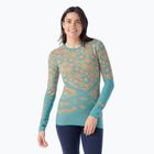 Női termoaktív pulóver Smartwool Intraknit Thermal Merino Base Layer Pattern Crew cascade