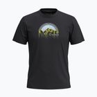 Férfi póló Smartwool Dusk to Dawn Graphic Short Sleeve black