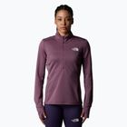 Női futó pulóver The North Face Winter Warm Pro 1/4 Zip éjjeli lila színben