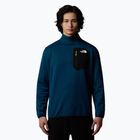 Férfi The North Face Crest 1/4 Zip midnight petrol/fekete pulóver