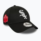 Férfi baseballsapka New Era Patch 9Forty Chicago White Sox black