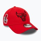 Férfi baseballsapka New Era Side Patch 9Forty Chicago Bulls red