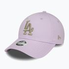 Női New Era Metallic Logo 9Forty Los Angeles Dodgers baseball sapka pasztell lila színben