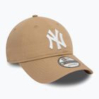 New Era League Essential 9Twenty New York Yankees baseball sapka világos bézs színben