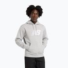 Férfi New Balance Core Brushed kapucnis pulóver atlétikai szürke