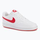 Férfi Nike Court Vision Low Next Nature fehér/egyetemi piros cipő