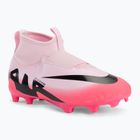 Gyermek focicipő Nike Zoom Mercurial Superfly 9 Academy FG/MG rózsaszín hab/fekete