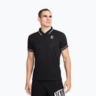 Férfi tenisz póló Nike Court Heritage Polo fekete/fehér