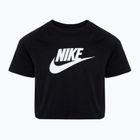 Nike Sportswear Cropped fekete gyermek póló