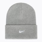 Téli sapka Nike Peak Swoosh Beanie dark grey heather/white