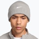 Téli sapka Nike Peak Swoosh Beanie dark grey heather/white