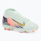 Nike Superfly 10 Club Mercurial Dream Speed FG/MG Jr gyermek labdarúgócipő alig zöld/bíbor pulzus/metál arany érme