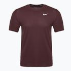 Férfi futópóló Nike Miler Dri-Fit UV burgundy crush