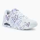 SKECHERS női cipő JGoldcrown Uno Spread The Love fehér/világos lila