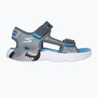 SKECHERS S-Lights Creature Splash faszén/kék gyermek szandálok