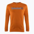 Férfi pulóver Timberland Linear Logo Crew Neck umber