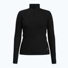 Női termikus pulóver Smartwool Classic Thermal Merino Base Layer 1/4 cipzáros dobozos fekete