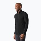 Férfi Smartwool Classic Thermal Merino Base Layer 1/4 Zip Boxed termikus melegítő pulóver fekete