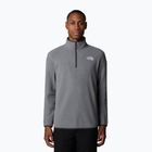 Férfi pulóver The North Face 100 Glacier 1/4 Zip közepes szürke szürke sáska