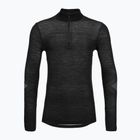 Férfi thermo pulóver Smartwool Intraknit Thermal Merino Base Layer 1/4 Zip black/white