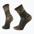 Smartwool Hike Light Cushion Soaring Print Mid Crew zokni szén színben