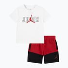 Gyerek szett Nike Jordan Stacked Mixed gym red