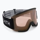 Síszemüveg Smith Squad XL black/chromapop pro photochromic gold mirror