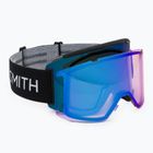 Síszemüveg Smith Squad XL black/Chromapop Everyday Blue Mirror/Storm Blue Sensor Mirror