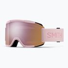 Síszemüveg Smith Squad carnation/chrp everyday rose gold mirror/clear
