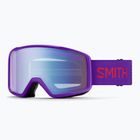 Síszemüveg Smith Tribute S1 fresh purple/blue sensor mirror antifog