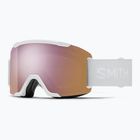 Síszemüveg Smith Squad S2 white vapor/chromapop everyday rose gold mirror