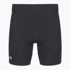 Férfi futó leggings Under Armour Launch Half Tights black/black/metallic silver