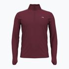 Férfi futópulóver Under Armour Vanish CW 1/4 Zip cardinal/reflective