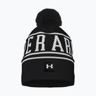 Férfi téli sapka Under Armour Halftime Pom Beanie black/white/white