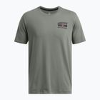 Férfi edzőpóló Under Armour Project Rock 60/40S clay green/team orange/black