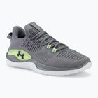 Under Armour Dynamic IntelliKnit férfi edzőcipő titán szürke/morph zöld/középkék tengerészgyalogság