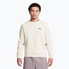 Férfi Under Armour Unstoppable Fleece Crew pulóver csúcstartó fehér/fekete