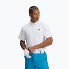Férfi Under Armour póló Tee To Green Pique Polo fehér/fekete